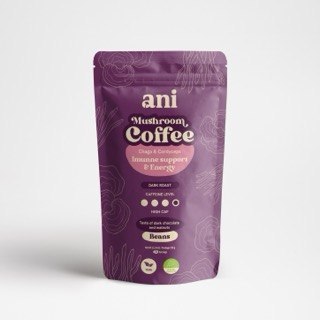 KAWA ZIARNISTA ARABICA Z CHAGA I CORDYCEPS BIO 350 g - ANI