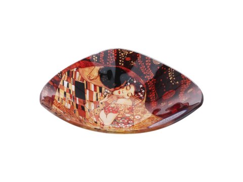 Talerz miseczka dekoracyjna - G. Klimt, Pocałunek 17x17cm