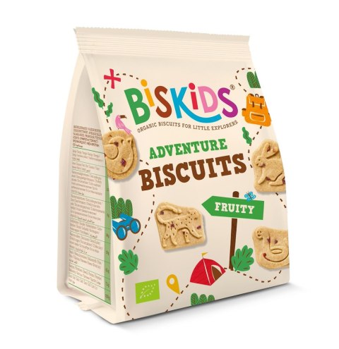 CIASTECZKA WIELOZBOŻOWE JABŁKOWE ZWIERZĘTA BIO 100 g - BISKIDS