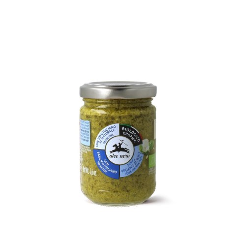 PESTO BAZYLIOWE Z TOFU WEGAŃSKIE BIO 130 g - ALCE NERO