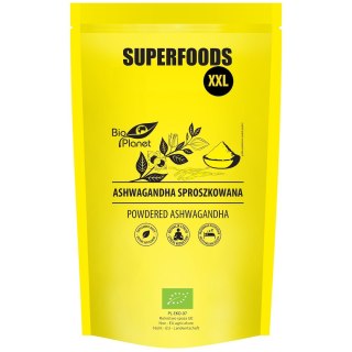ASHWAGANDHA SPROSZKOWANA BIO 500 g - BIO PLANET SUPERFOODS