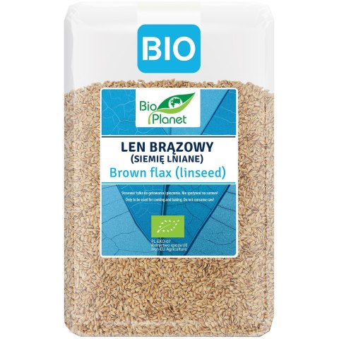 LEN BRĄZOWY (SIEMIĘ LNIANE) BIO 2 kg - BIO PLANET