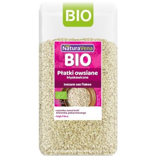 PŁATKI OWSIANE BŁYSKAWICZNE BIO 300 g - NATURAVENA