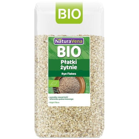 PŁATKI ŻYTNIE BIO 300 g - NATURAVENA