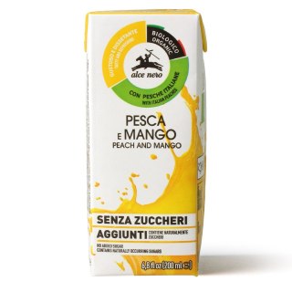 NAPÓJ JABŁKO - BRZOSKWINIA - MANGO BEZ DODATKU CUKRÓW BIO 200 ml - ALCE NERO