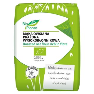 MĄKA OWSIANA PRAŻONA WYSOKOBŁONNIKOWA BIO 700 g - BIO PLANET