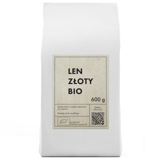 LEN ZŁOTY (SIEMIĘ LNIANE) BIO 600 g - THE PLANET