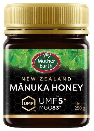 MIÓD MANUKA MGO 83+ UMF 5+ 250 g - MOTHER EARTH
