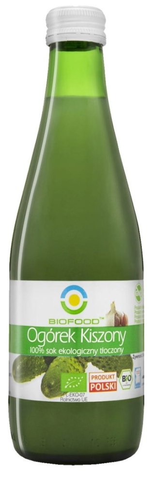 SOK Z OGÓRKA KISZONEGO NFC BEZGLUTENOWY BIO 300 ml - BIOFOOD