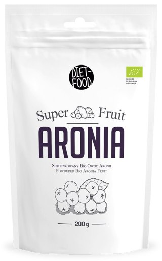 ARONIA SPROSZKOWANA BIO 200 g - DIET-FOOD