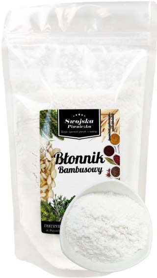 BŁONNIK BAMBUSOWY MĄKA BAMBUSOWA 500G SWOJSKA PIWNICZKA