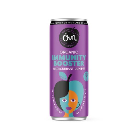 NAPÓJ NA ODPORNOŚĆ CZARNA PORZECZKA - JAŁOWIEC BEZ DODATKU CUKRÓW BIO 250 ml - ÖUN