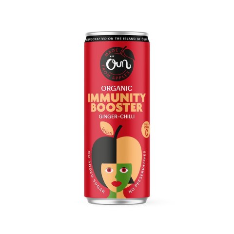 NAPÓJ NA ODPORNOŚĆ IMBIR - CHILI BEZ DODATKU CUKRÓW BIO 250 ml - ÖUN