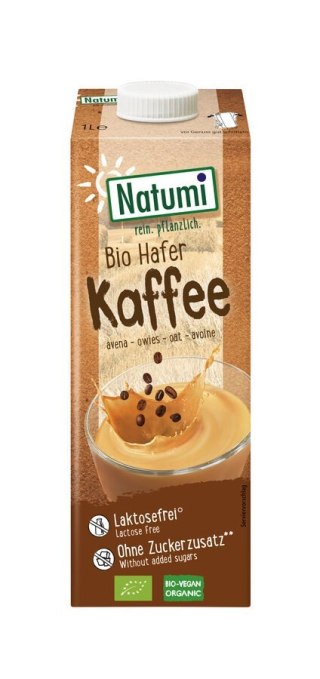 NAPÓJ OWSIANO - KAWOWY BEZ DODATKU CUKRÓW BIO 1 L - NATUMI