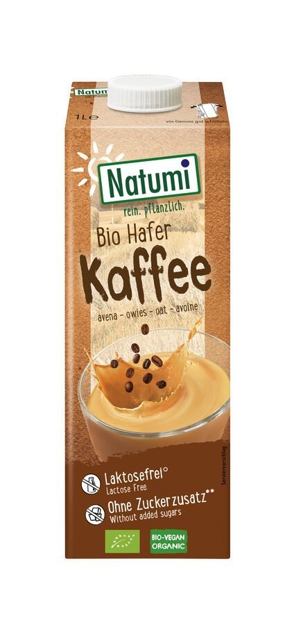 NAPÓJ OWSIANO - KAWOWY BEZ DODATKU CUKRÓW BIO 1 L - NATUMI
