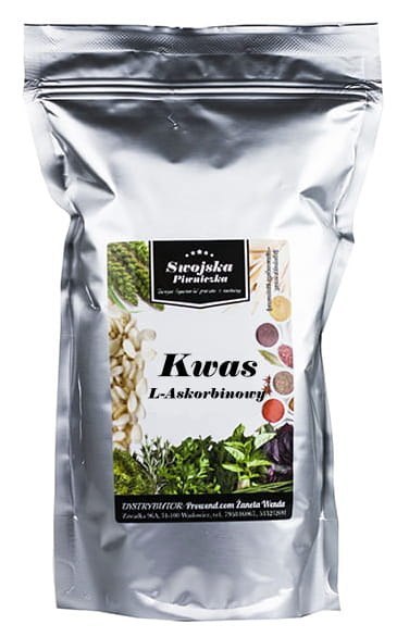 KWAS L-ASKORBINOWY 500G CZDA CZYSTY SWOJSKA PIWNICZKA