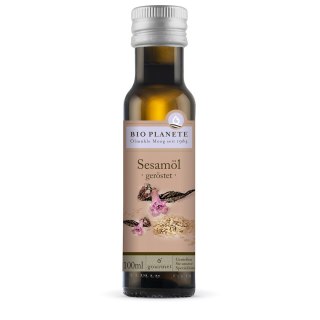 OLEJ SEZAMOWY (Z PRAŻONYCH NASION) BIO 100 ml - BIO PLANETE