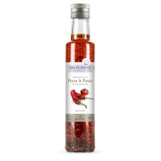 OLEJ DO PIZZY I MAKARONU Z OLIWĄ, POMIDORAMI I CHILI BIO 250 ml - BIO PLANETE