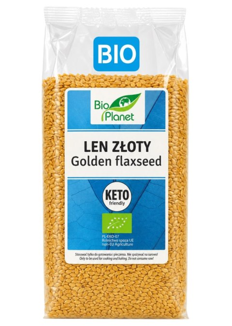 BIO PLANET Len złoty BIO 400g