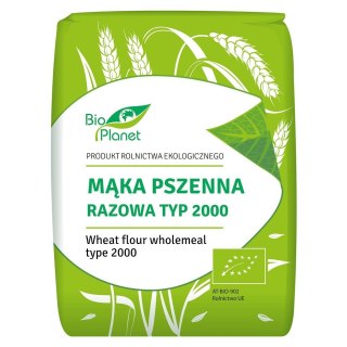 BIO PLANET Mąka pszenna razowa typ 2000 BIO 1kg