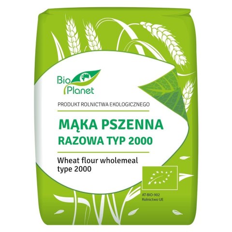 BIO PLANET Mąka pszenna razowa typ 2000 BIO 1kg