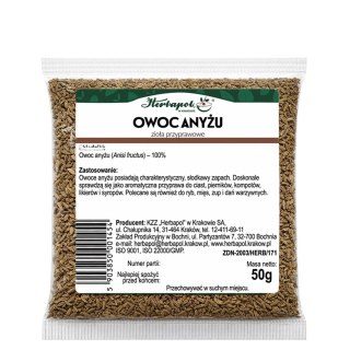 Anyż owoc 50g HERBAPOL KRAKÓW