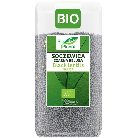 BIO PLANET Soczewica czarna beluga BIO 400g