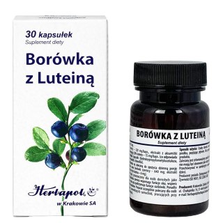 Borówka z Luteiną 30kaps. HERBAPOL KRAKÓW