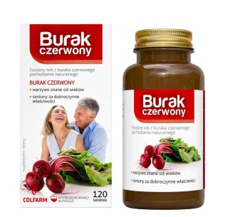 COLFARM Burak czerwony 120 tabl.