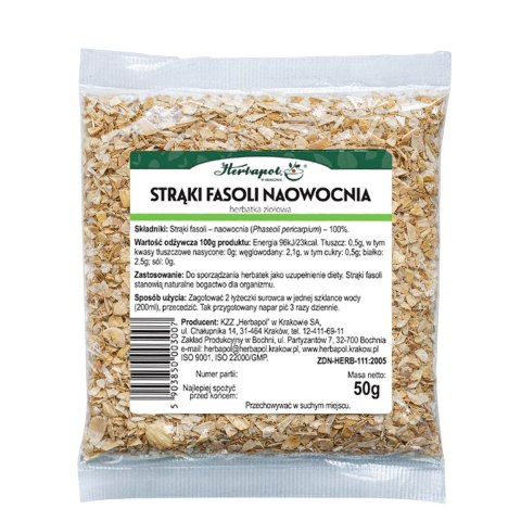 Fasola strąki naowocnia 50g HERBAPOL KRAKÓW