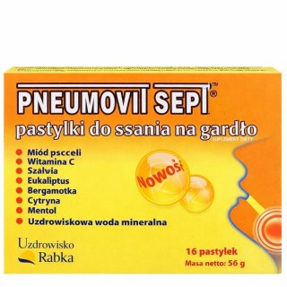 GORVITA Pneumovit sept pastylki na gardło x16