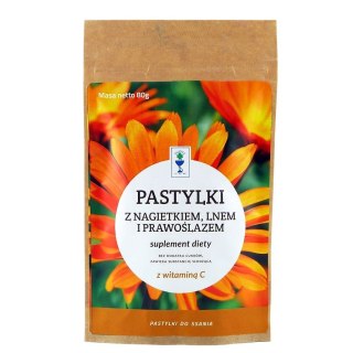 Karmelki z nagietkiem, lnem i prawoślazem bez cukru 80g PLANTA-LEK