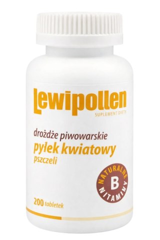 Lewipollen - drożdże piwowarskie + pyłek kwiatowy 200 tabl. CENTURIA