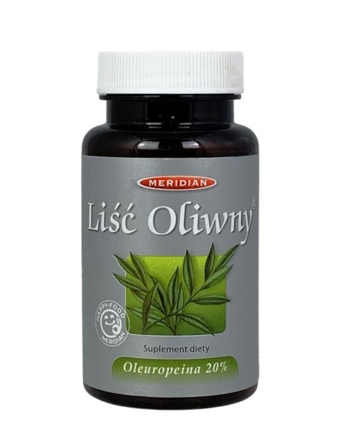 Liść oliwny 20% 60kaps. MERIDIAN