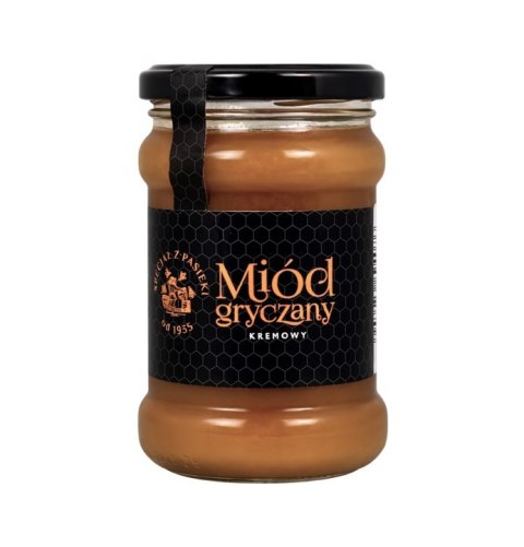 Miód kremowy gryczany 380g SPECJAŁ Z PASIEKI