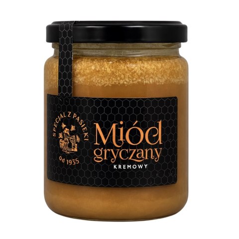 Miód kremowy gryczany 650g SPECJAŁ Z PASIEKI