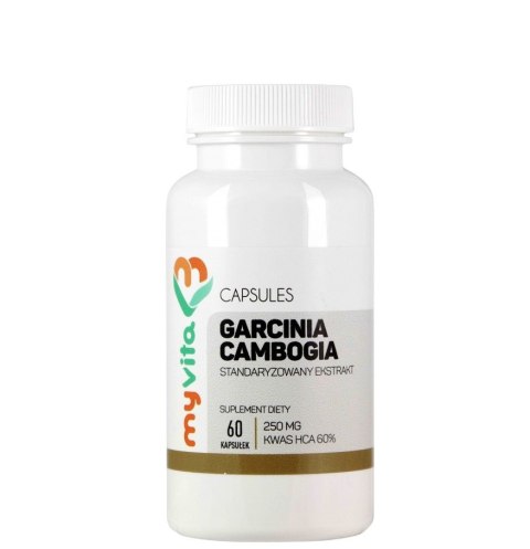 MyVita Garcinia Cambogia 250mg, 60kaps. (60% HCA)