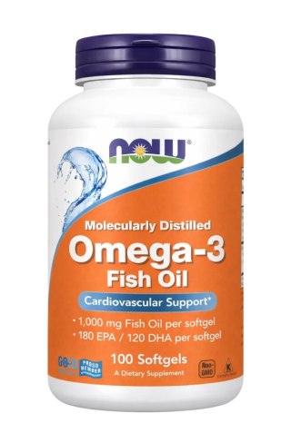 NOW FOODS Omega-3 1000mg, 100sgels.
