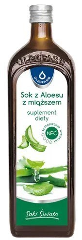 OLEOFARM Aloes sok z miąższem 1l