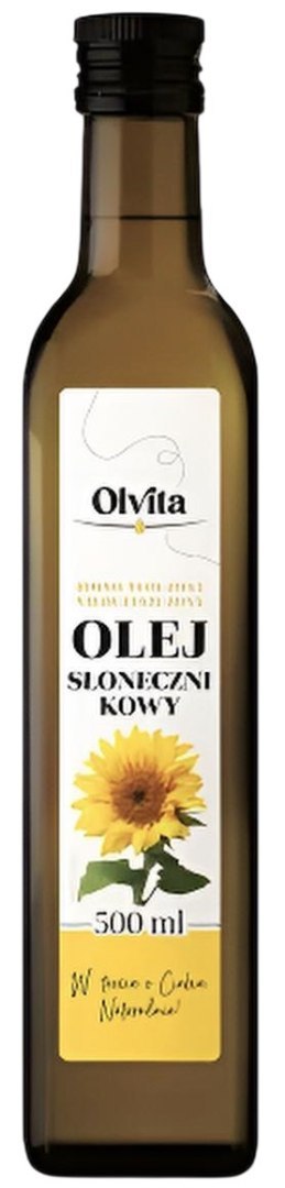 OLVITA Olej słonecznikowy zimnotłoczony 500ml