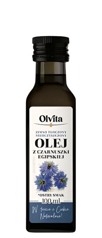 OLVITA Olej z czarnuszki zimnotłoczony 100ml (Egipt)