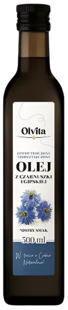OLVITA Olej z czarnuszki zimnotłoczony 500ml (Egipt)