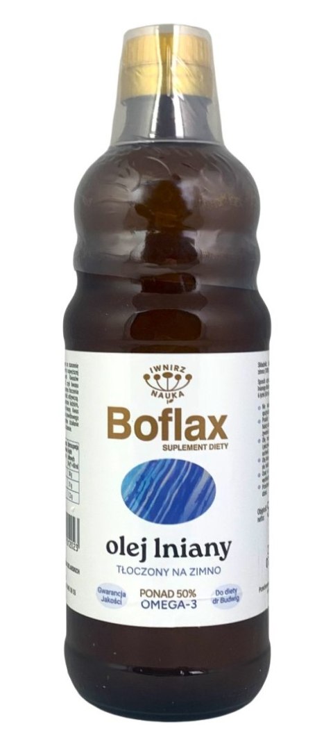 Olej lniany Boflax do diety Dr Budwig 0,5L INSTYTUT WNiRZ
