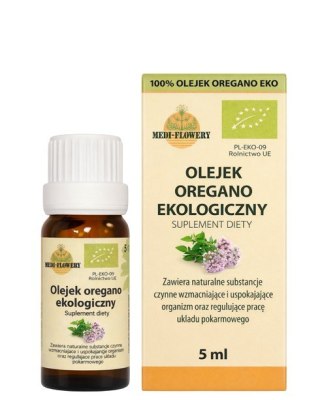 Olejek oregano 100% BIO 5ml MEDI-FLOWERY