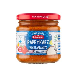 PRIMAVIKA Paprykarz wegetariański z ryżem 160g