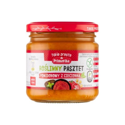 PRIMAVIKA Pasztet pomidorowy z cieciorką roślinny 160g