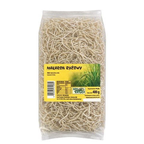 PRO NATURA Makaron ryżowy nitka 400g