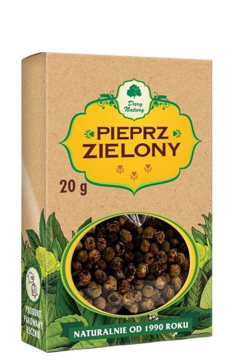 Pieprz zielony ziarnisty 20g DARY NATURY