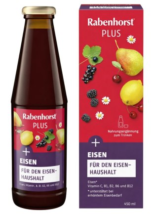 RABENHORST Bogactwo żelaza PLUS 450ml