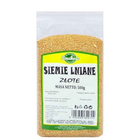 SMAKOSZ Siemię lniane złote 500g